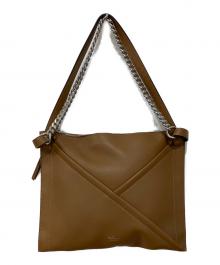 MULBERRY（マルベリー）の古着「M Zipped Pouch Classic Smooth」｜ブラウン