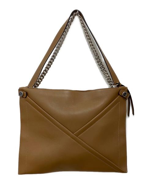 MULBERRY（マルベリー）MULBERRY (マルベリー) M Zipped Pouch Classic Smooth ブラウンの古着・服飾アイテム