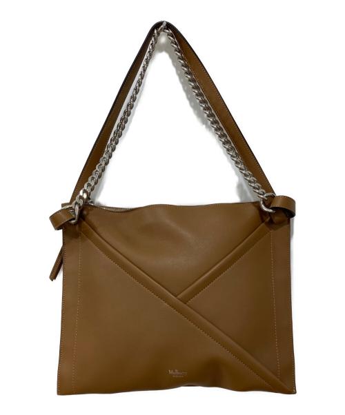 MULBERRY（マルベリー）MULBERRY (マルベリー) M Zipped Pouch Classic Smooth ブラウンの古着・服飾アイテム