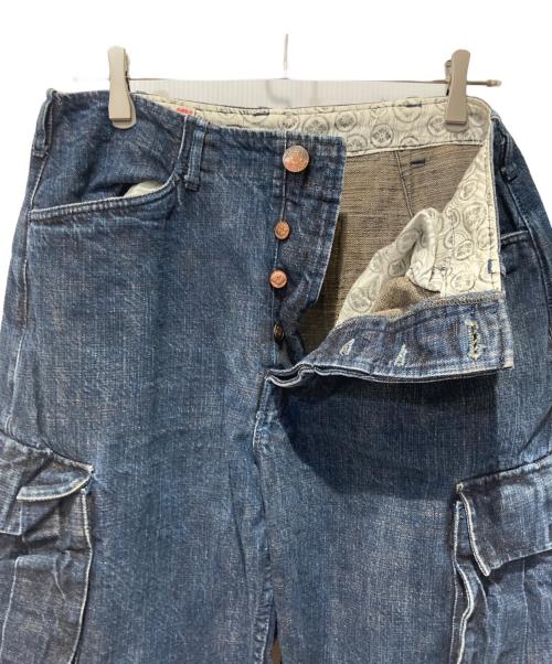 YAMANE（ヤマネ）YAMANE (ヤマネ) デニムパンツ インディゴ サイズ: 83.5cm (W33)の古着・服飾アイテム