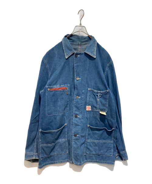 HEADLIGHT（ヘッドライト）HEADLIGHT (ヘッドライト) カバーオール インディゴ サイズ:表記無しの古着・服飾アイテム