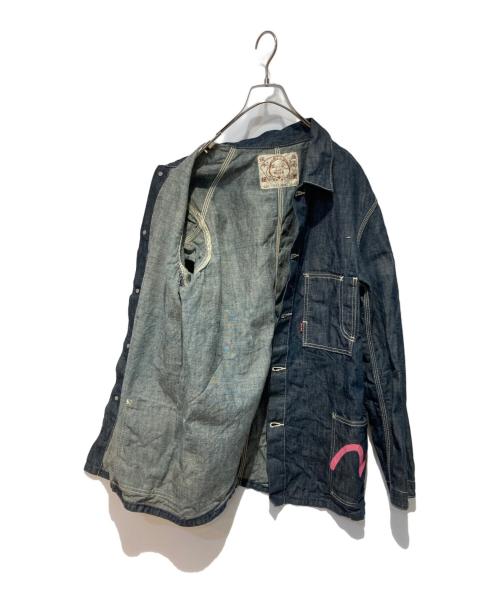 EVISU（エヴィス）EVISU (エヴィス) カバーオール インディゴ サイズ:38の古着・服飾アイテム