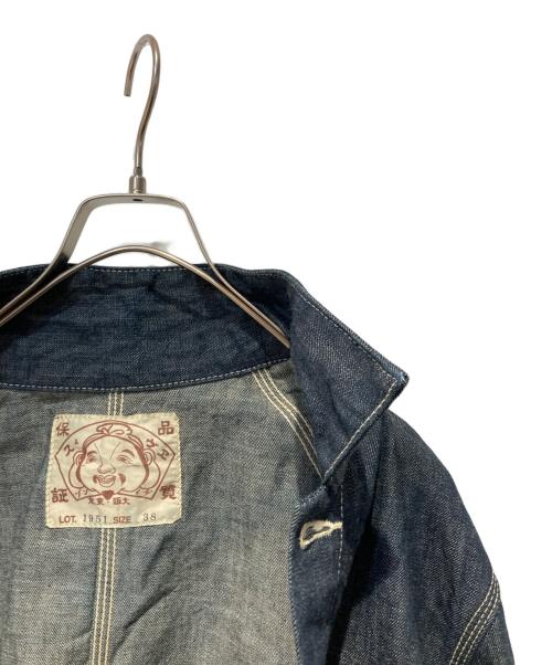 EVISU（エヴィス）EVISU (エヴィス) カバーオール インディゴ サイズ:38の古着・服飾アイテム