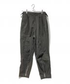 Y'sワイズ）の古着「C/NY GABARDINE FLIGHT PANTS」｜オリーブ