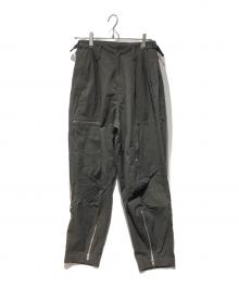 Y's（ワイズ）の古着「C/NY GABARDINE FLIGHT PANTS」｜オリーブ