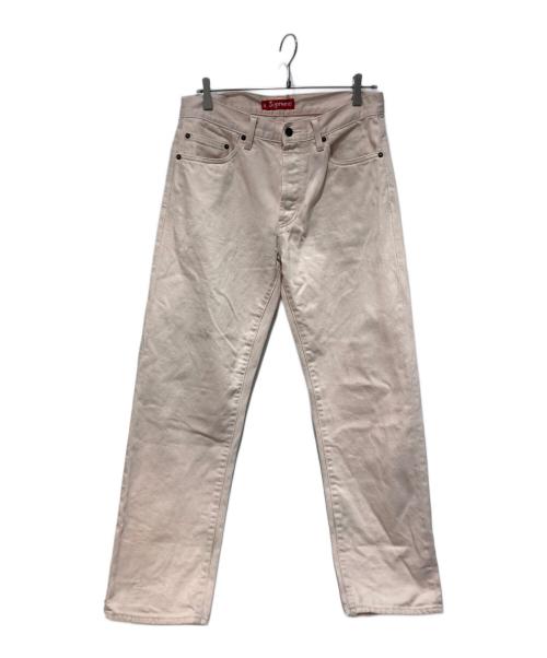 SUPREME（シュプリーム）Supreme (シュプリーム) レギュラージーンズ ピンク サイズ:W30の古着・服飾アイテム