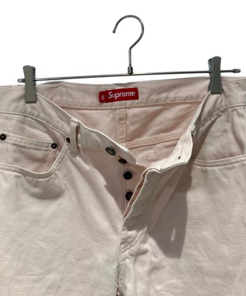 SUPREME（シュプリーム）Supreme (シュプリーム) レギュラージーンズ ピンク サイズ:W30の古着・服飾アイテム