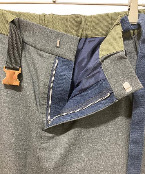 GRAMICCI（グラミチ）GRAMICCI (グラミチ) sacai (サカイ) Suiting Pants グレー サイズ:4の古着・服飾アイテム