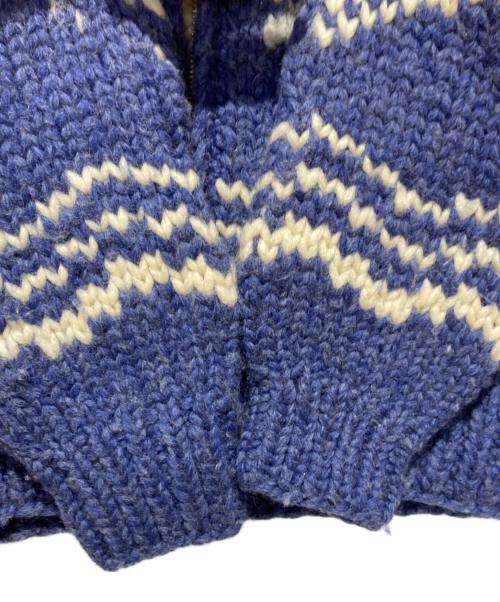 THUNDERBIRD（サンダーバード）THUNDERBIRD (サンダーバード) カウチンニットカーディガン ネイビー サイズ:44の古着・服飾アイテム