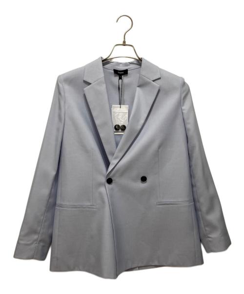 theory（セオリー）theory (セオリー) Relaxed Double Jacket パープル サイズ:2の古着・服飾アイテム