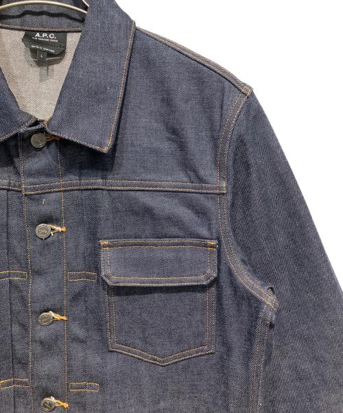 A.P.C.（アーペーセー）A.P.C. (アーペーセー) デニムジャケット インディゴ サイズ:Lの古着・服飾アイテム
