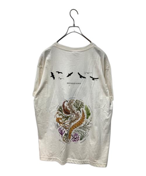 liberty organics（リバティオーガニック）liberty organics (リバティオーガニック) アニマルTシャツ ベージュ サイズ:Ｌの古着・服飾アイテム