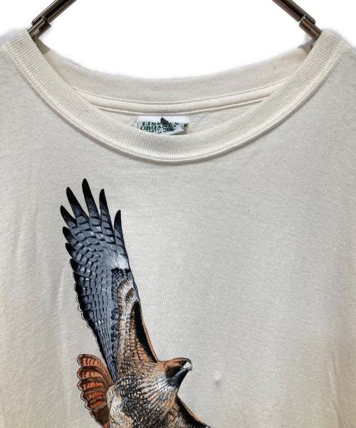 liberty organics（リバティオーガニック）liberty organics (リバティオーガニック) アニマルTシャツ ベージュ サイズ:Ｌの古着・服飾アイテム