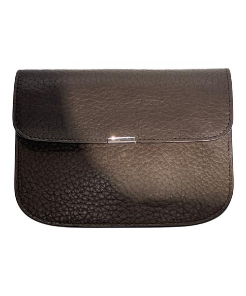 LEMAIRE（ルメール）LEMAIRE (ルメール) SOFT TAB WALLET ブラウンの古着・服飾アイテム