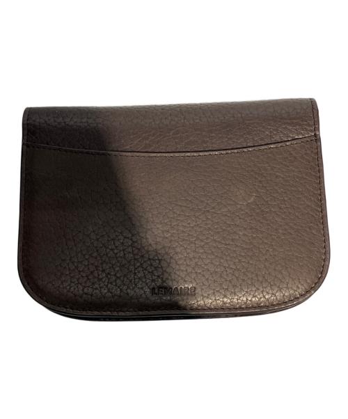 LEMAIRE（ルメール）LEMAIRE (ルメール) SOFT TAB WALLET ブラウンの古着・服飾アイテム