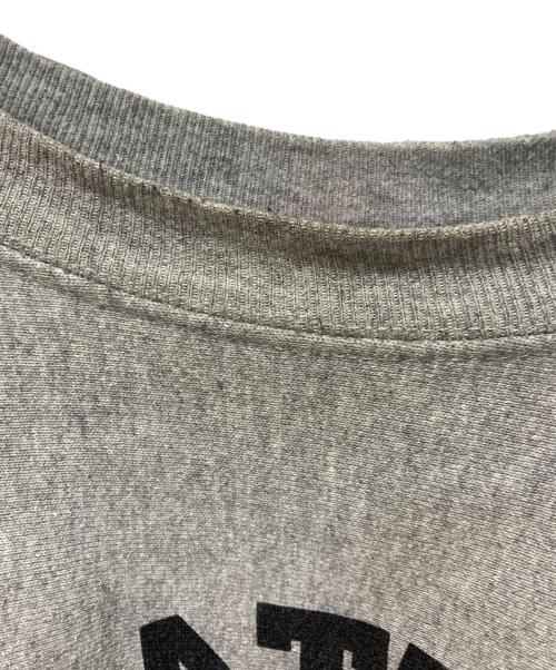 A BATHING APE（アベイシングエイプ）A BATHING APE (アベイシングエイプ) Champion (チャンピオン) プリントスウェット グレー サイズ:Ｌの古着・服飾アイテム