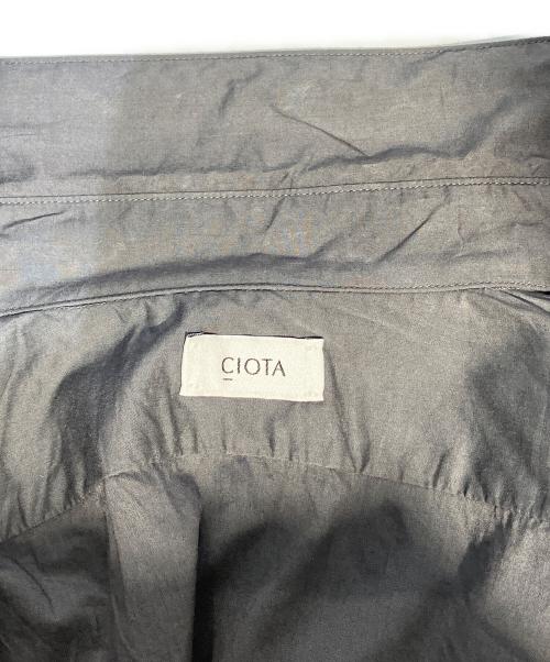CIOTA（シオタ）CIOTA (シオタ) Regular Collar Long Sleeve Shirt グレー サイズ:3の古着・服飾アイテム
