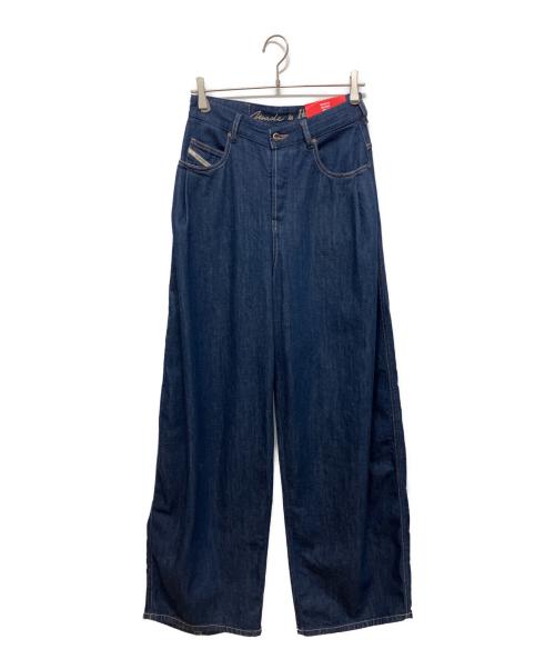 DIESEL（ディーゼル）DIESEL (ディーゼル) Relaxed Jeans ハイウエスト 1987 D-Khelz インディゴ サイズ:66 未使用品の古着・服飾アイテム