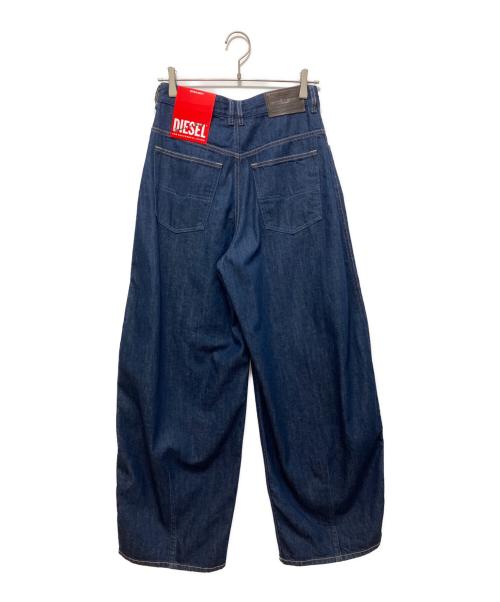 DIESEL（ディーゼル）DIESEL (ディーゼル) Relaxed Jeans ハイウエスト 1987 D-Khelz インディゴ サイズ:66 未使用品の古着・服飾アイテム