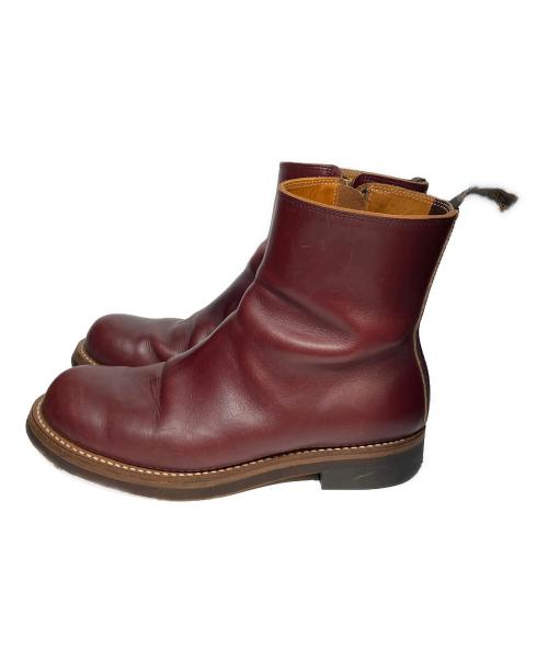 ROLLING DUB TRIO（ローリングダブトリオ）ROLLING DUB TRIO (ローリングダブトリオ) サイドジップブーツ レッド サイズ:８の古着・服飾アイテム