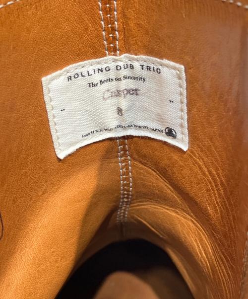 ROLLING DUB TRIO（ローリングダブトリオ）ROLLING DUB TRIO (ローリングダブトリオ) サイドジップブーツ レッド サイズ:８の古着・服飾アイテム