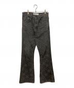 DAIRIKUダイリク）の古着「Star Flare Denim Pants」｜グレー