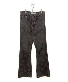 DAIRIKU（ダイリク）の古着「Star Flare Denim Pants」｜グレー