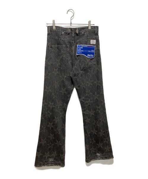 DAIRIKU（ダイリク）DAIRIKU (ダイリク) Star Flare Denim Pants グレー サイズ:27の古着・服飾アイテム