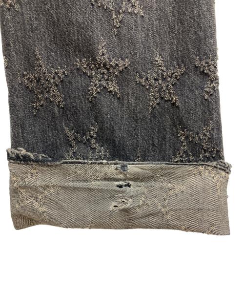 DAIRIKU（ダイリク）DAIRIKU (ダイリク) Star Flare Denim Pants グレー サイズ:27の古着・服飾アイテム