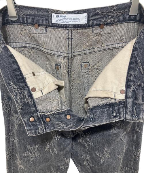 DAIRIKU（ダイリク）DAIRIKU (ダイリク) Star Flare Denim Pants グレー サイズ:27の古着・服飾アイテム