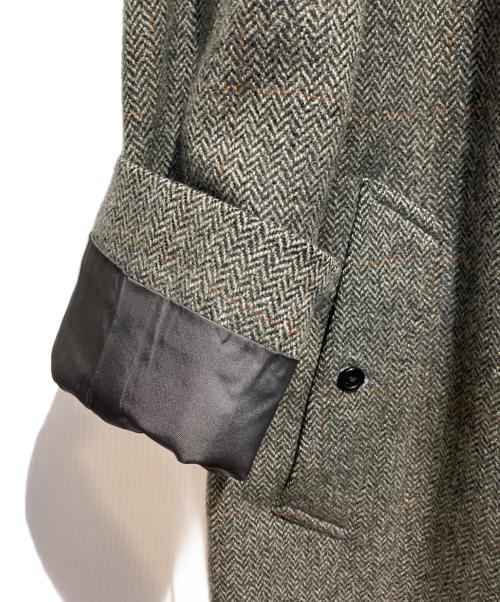 Burberry's（バーバリー）Burberry's (バーバリー) ヘリンボーンチェスターコート ブラウン サイズ:Mの古着・服飾アイテム