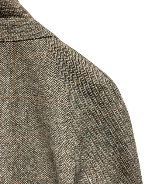 Burberry's（バーバリー）Burberry's (バーバリー) ヘリンボーンチェスターコート ブラウン サイズ:Mの古着・服飾アイテム