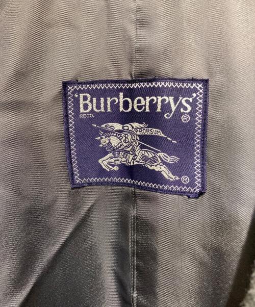Burberry's（バーバリー）Burberry's (バーバリー) ヘリンボーンチェスターコート ブラウン サイズ:Mの古着・服飾アイテム