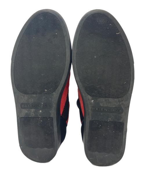 BALENCIAGA（バレンシアガ）BALENCIAGA (バレンシアガ) ハイカットスニーカー レッド サイズ:42の古着・服飾アイテム