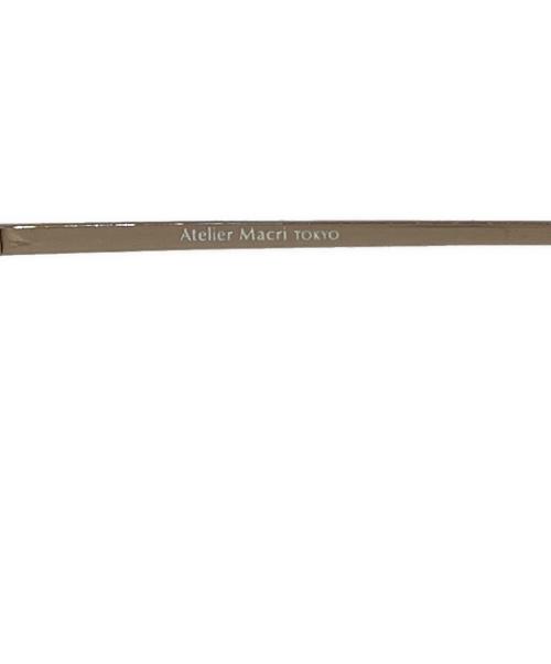 Atelier Macri（アトリエマクリ）Atelier Macri (アトリエマクリ) リムレスサングラス ブラウンの古着・服飾アイテム