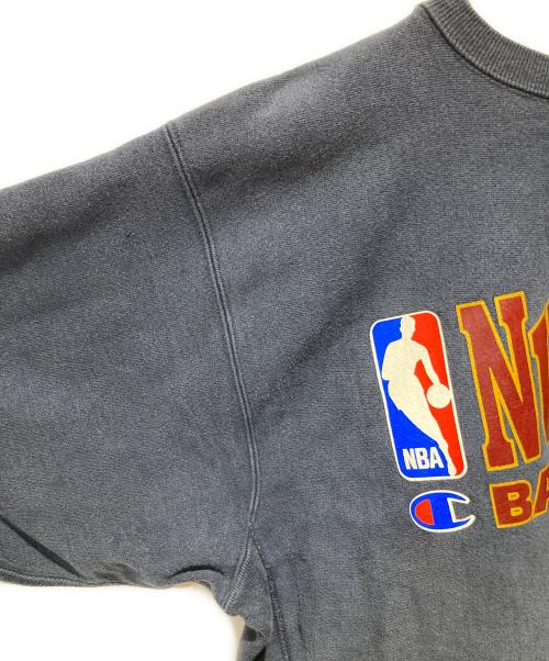 Champion REVERSE WEAVE（チャンピオン リバース ウィーブ）Champion REVERSE WEAVE (チャンピオン リバース ウィーブ) NBA (エヌビーエー) スウェット ネイビー サイズ:XLの古着・服飾アイテム