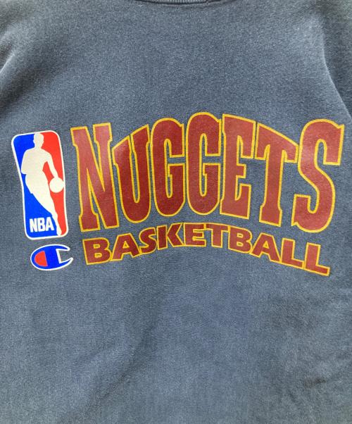 Champion REVERSE WEAVE（チャンピオン リバース ウィーブ）Champion REVERSE WEAVE (チャンピオン リバース ウィーブ) NBA (エヌビーエー) スウェット ネイビー サイズ:XLの古着・服飾アイテム