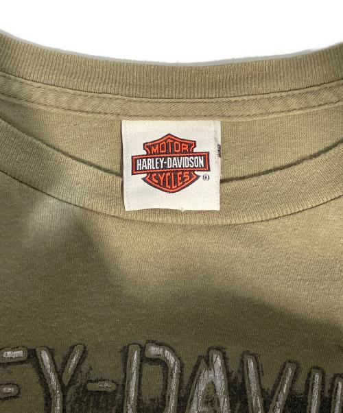 HARLEY-DAVIDSON（ハーレーダビッドソン）HARLEY-DAVIDSON (ハーレーダビッドソン) プリントTシャツ グリーン サイズ:XLの古着・服飾アイテム