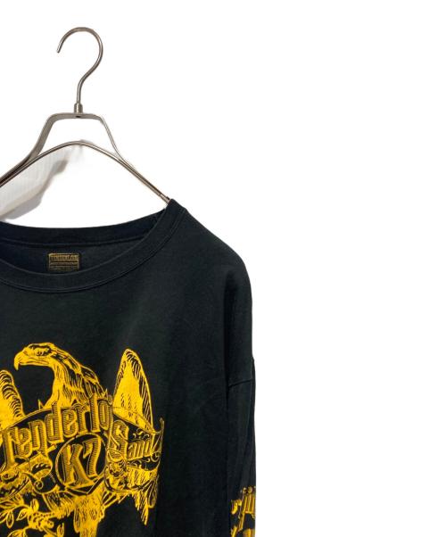 TENDERLOIN（テンダーロイン）TENDERLOIN (テンダーロイン) プリントTシャツ ブラック サイズ:表記不明の古着・服飾アイテム