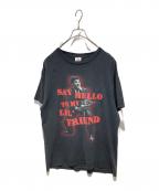 DELTAデルタ）の古着「プリントTシャツ」｜ブラック