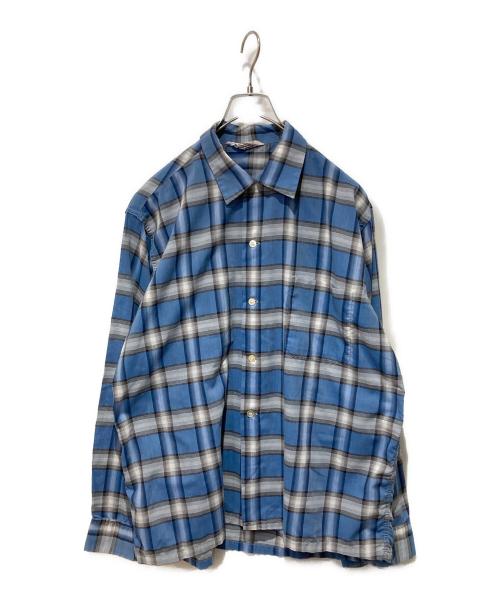 PENNEYS（ペニーズ）PENNEYS (ペニーズ) オープンカラーシャツ ブルー サイズ:Ｌの古着・服飾アイテム