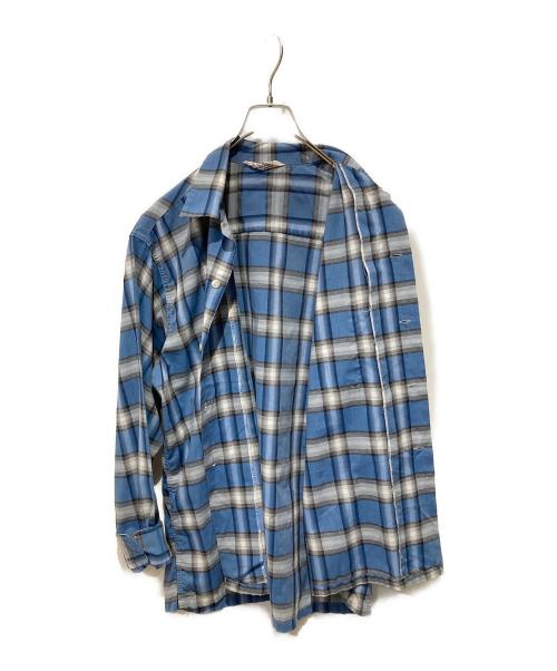 PENNEYS（ペニーズ）PENNEYS (ペニーズ) オープンカラーシャツ ブルー サイズ:Ｌの古着・服飾アイテム