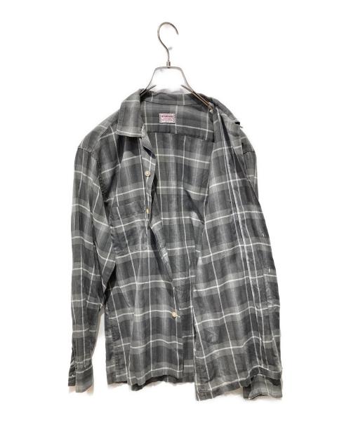 McGREGOR（マックレガー）McGREGOR (マックレガー) オープンカラーシャツ グレー サイズ:MLサイズの古着・服飾アイテム