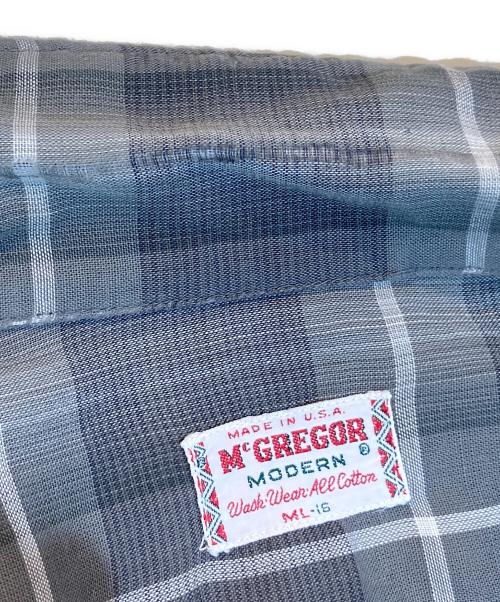 McGREGOR（マックレガー）McGREGOR (マックレガー) オープンカラーシャツ グレー サイズ:MLサイズの古着・服飾アイテム