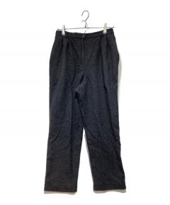 中古・古着通販】sulvam (サルバム) ウールストライプパンツ ネイビー
