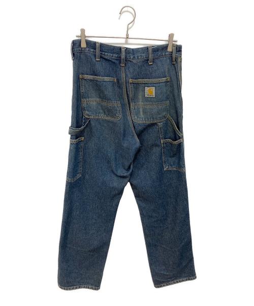 Carhartt WIP（カーハート ワーク イン プログレス）CARHARTT WIP (カーハート ワーク イン プログレス) デニムペインターパンツ ブラック サイズ:71の古着・服飾アイテム