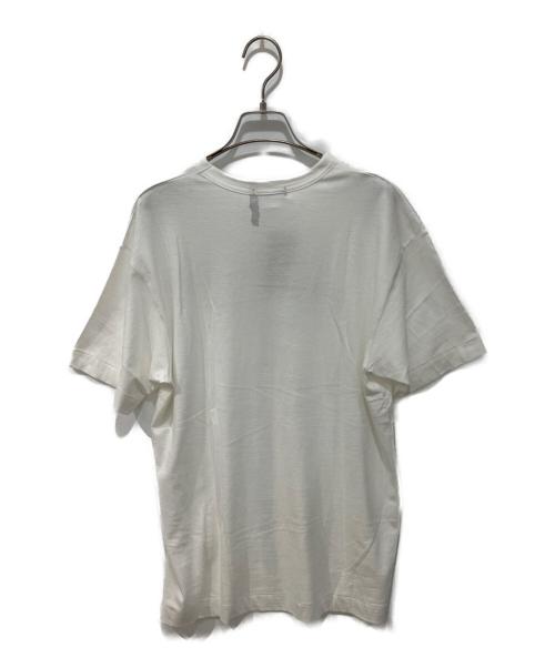 COMME des GARCONS HOMME PLUS（コムデギャルソンオムプリュス）COMME des GARCONS HOMME PLUS (コムデギャルソンオムプリュス) 半袖Tシャツ ホワイト サイズ:M 未使用品の古着・服飾アイテム