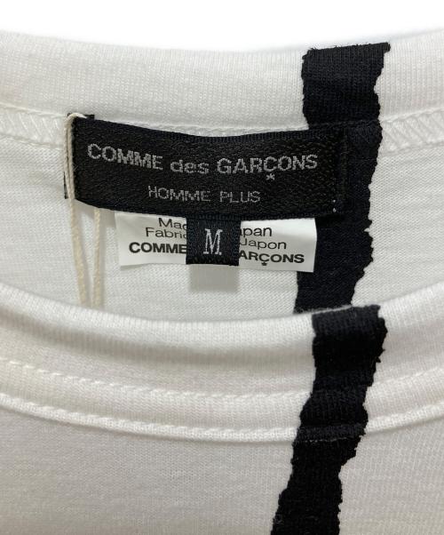 COMME des GARCONS HOMME PLUS（コムデギャルソンオムプリュス）COMME des GARCONS HOMME PLUS (コムデギャルソンオムプリュス) 半袖Tシャツ ホワイト サイズ:M 未使用品の古着・服飾アイテム