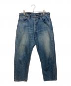 A.PRESSEアプレッセ）の古着「Washed Wide Denim Pants」｜インディゴ