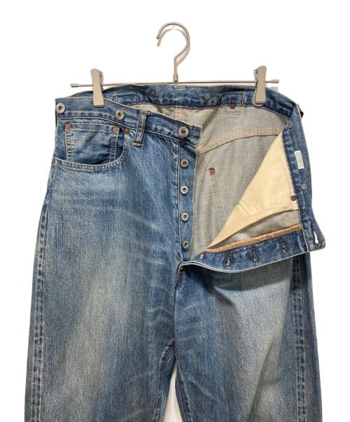 A.PRESSE（アプレッセ）A.PRESSE (アプレッセ) Washed Wide Denim Pants インディゴ サイズ:32の古着・服飾アイテム
